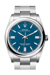 Rolex Oyster Perpetual 36 Blue Dial Smooth Bezel Watch 126000